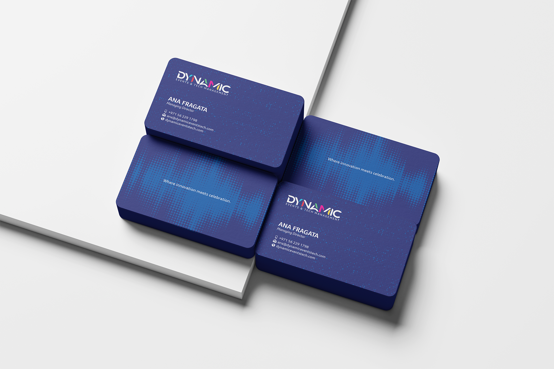 Dynamic business card application