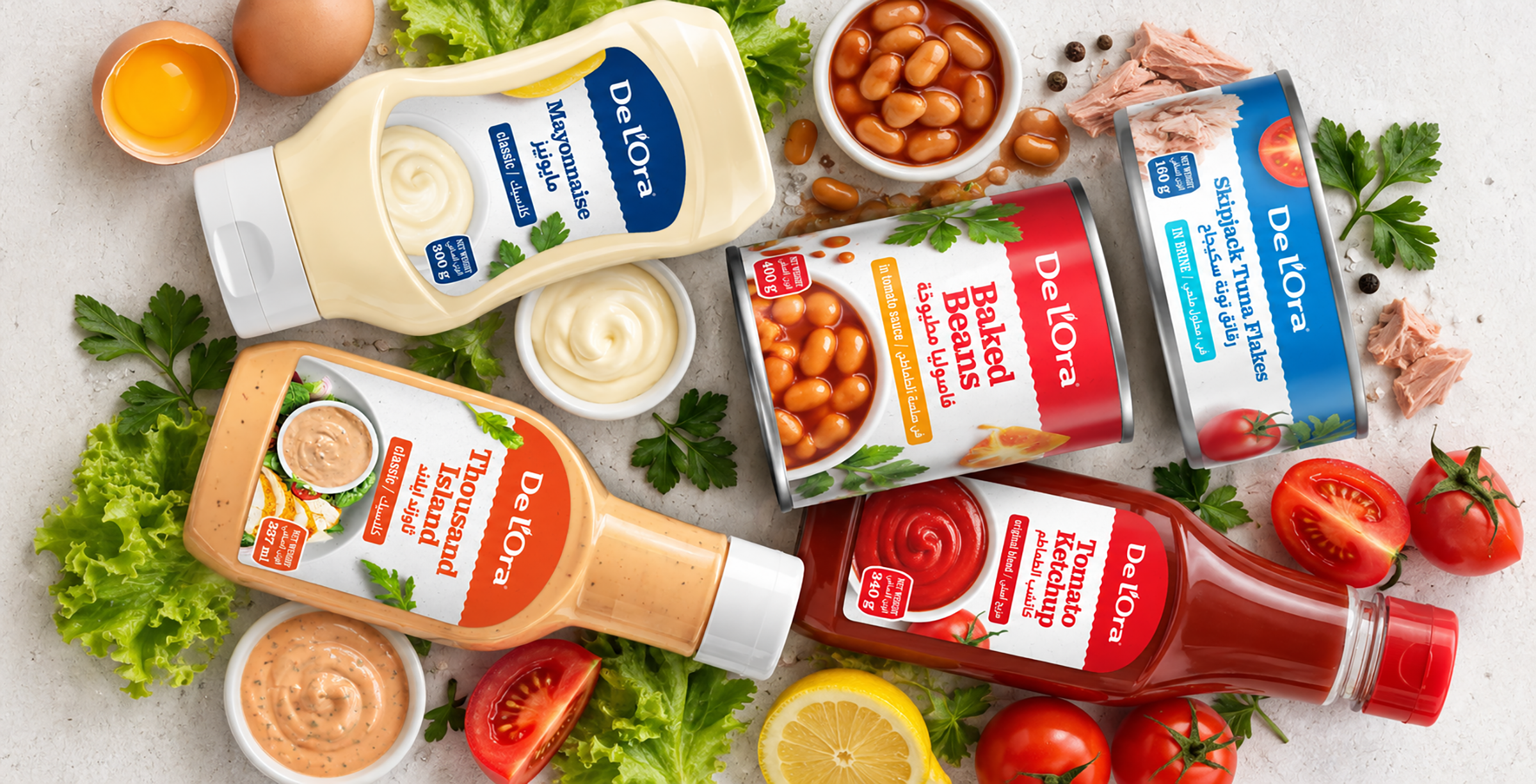 BEANS, TUNA, AND SAUCES
